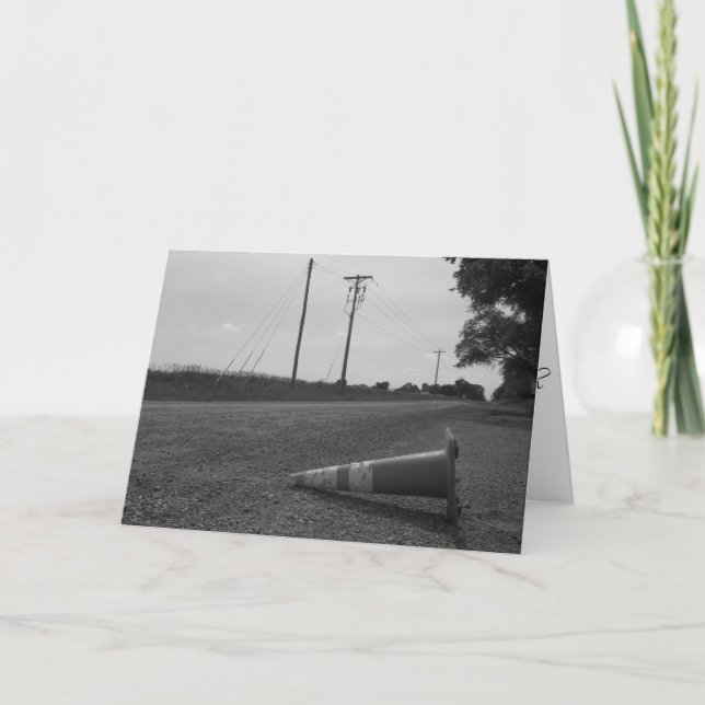 "Hardly Working" Get Well Card (Front)