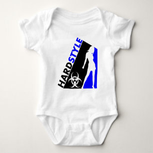 Hardstyle Dancer and Biohazard design Baby Bodysuit