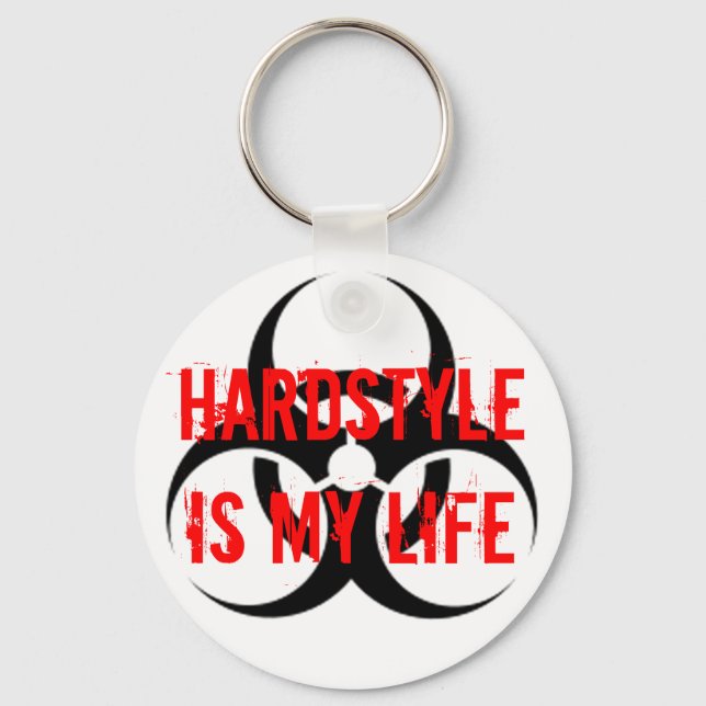 HARDSTYLE is my life Keychain (Front)