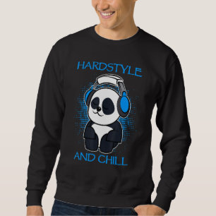 Hardstyle Panda Chill Headset Music Festival Sweatshirt