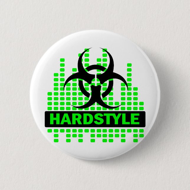 Hardstyle Tempo design 2 Inch Round Button (Front)