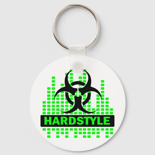 Hardstyle Tempo design Keychain (Front)