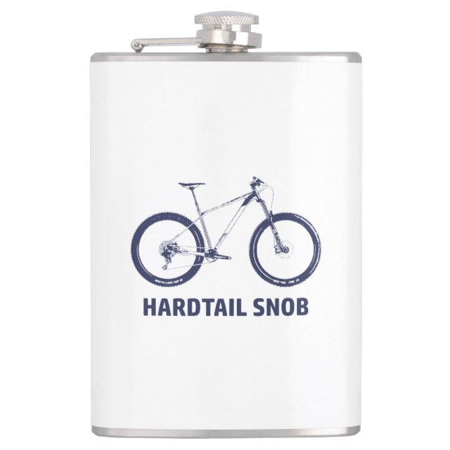 Hardtail Snob Hip Flask (Front)