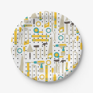 Hardware and Construction Tools Paper Plates