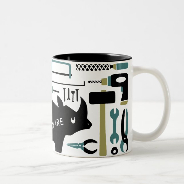Hardware&Rhino Two-Tone Coffee Mug (Right)