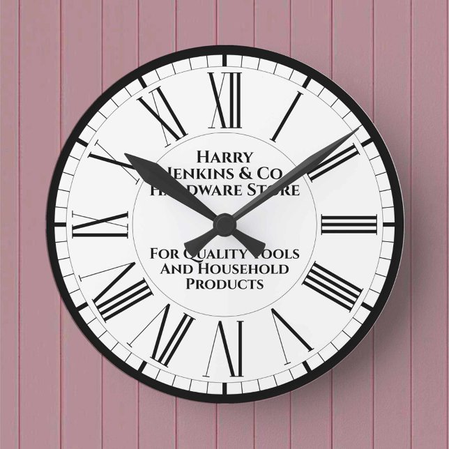Hardware Shop or Housewares Store Round Clock (Creator Uploaded)