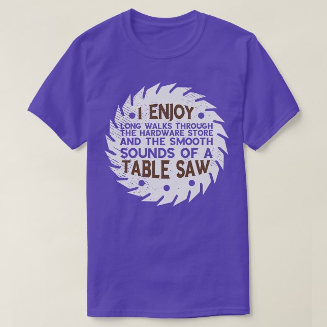 Hardware Store Woodworkers Craftsmen Tools  T-Shirt (Design Front)