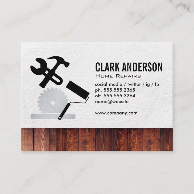 Hardware Tools Business Card (Front)