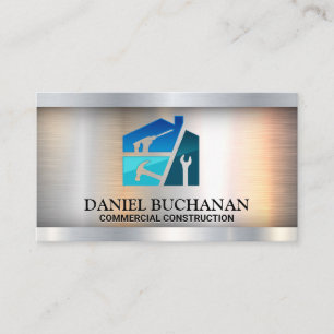 Hardware Tools   Carpentry Blue Collar   Builder Business Card
