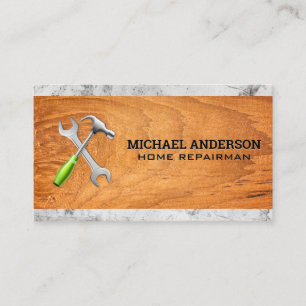 Hardware Tools Construction Material Business Card