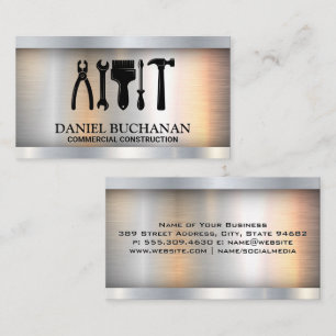Hardware Tools   Metallic  Business Card