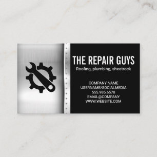 Hardware Tools Metallic Rivets Business Card