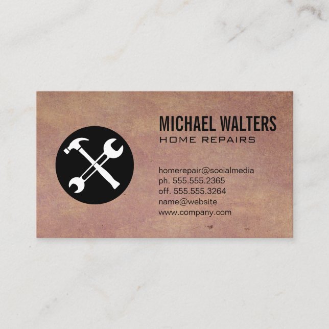Hardware Tools | Property Management Business Card (Front)