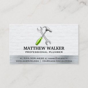 Hardware Tools Skilled Worker Business Card