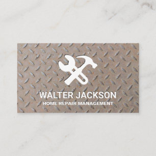 Hardware Tools   Steel Grip Pattern Business Card