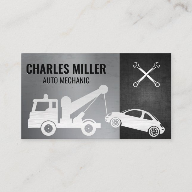 Hardware Tools | Towing Vehicle Business Card (Front)