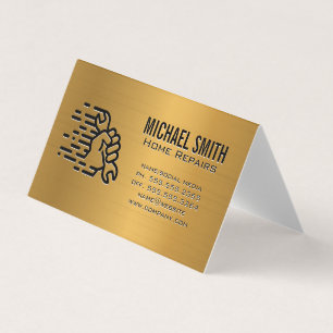 Hardware Tools   Wrench in Hand Business Card