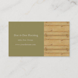 Hardwood Flooring/Flooring Contractor/Wood Floor Business Card