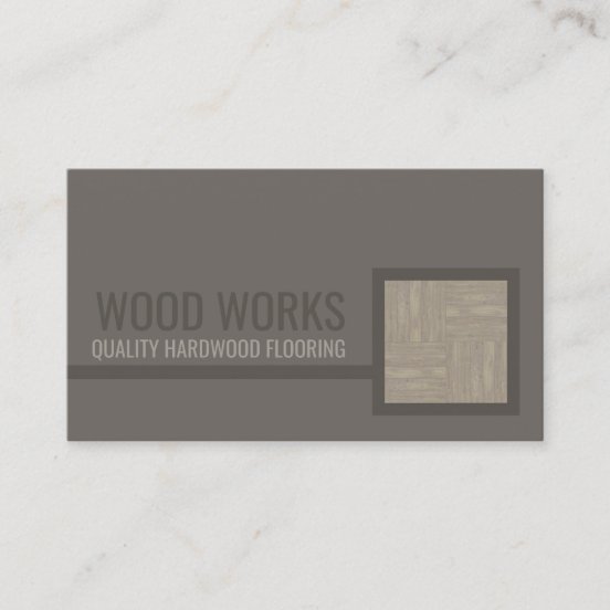 Hardwood Flooring Business Cards & Profile Cards Zazzle CA