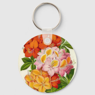 "Hardy Azaleas" by Sir Joseph Paxton Keychain