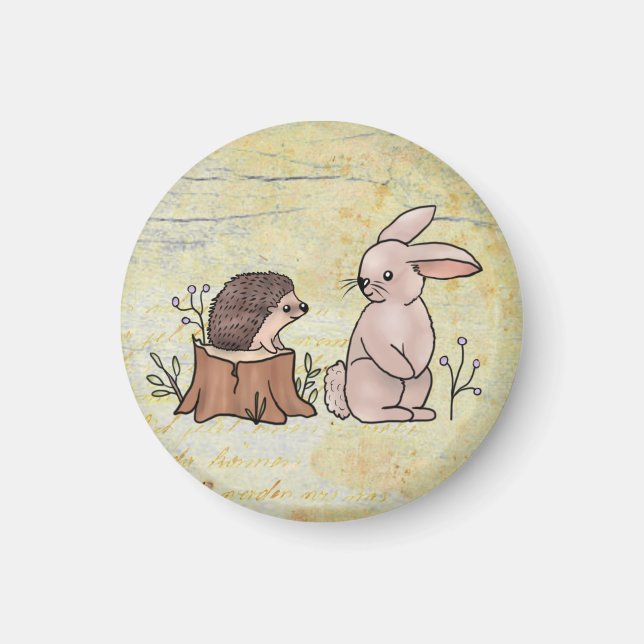 Hare and Ice Magnet (Front)