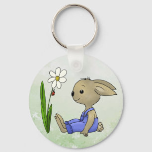 Hare and Marienkäfer Keychain