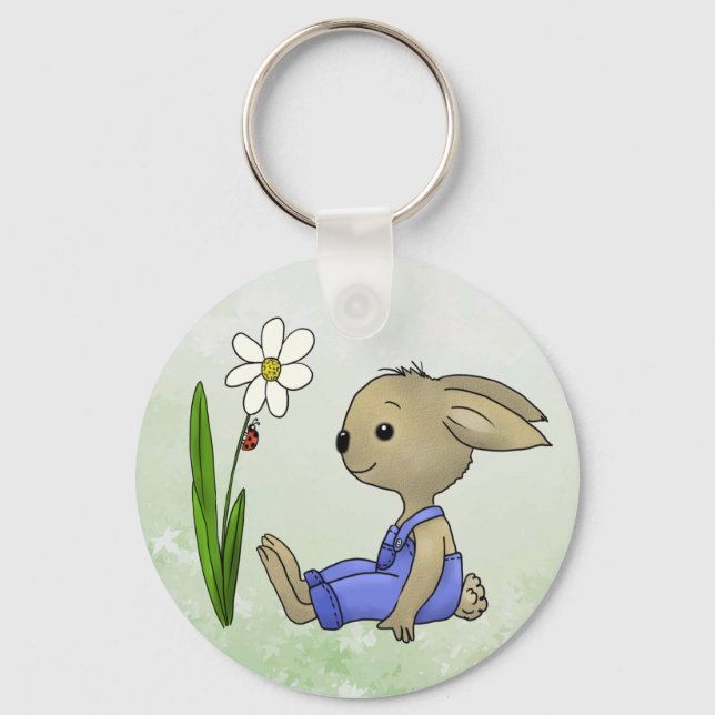 Hare and Marienkäfer Keychain (Front)