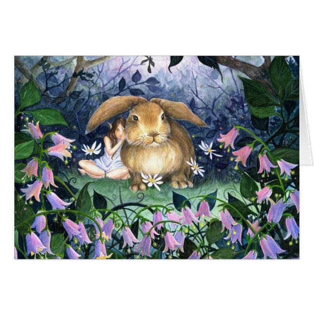 "Hare Bells" Card (Front Horizontal)