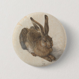 Hare by Albrecht Durer 2 Inch Round Button