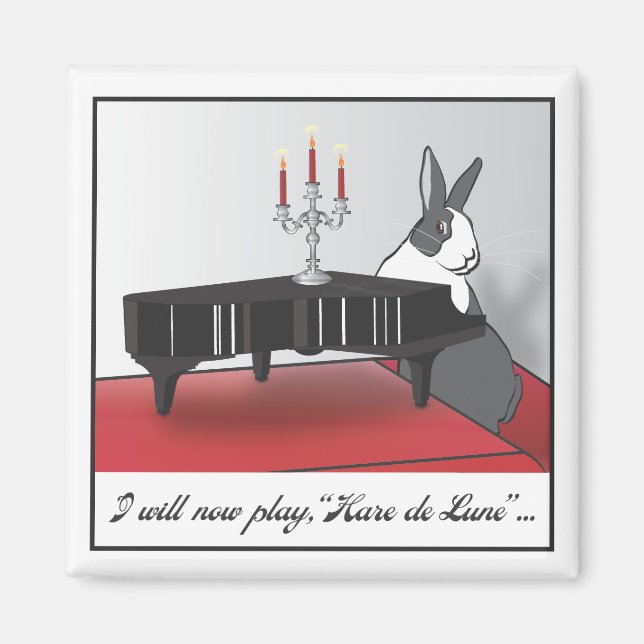 HARE DE LUNE MAGNET (Front)