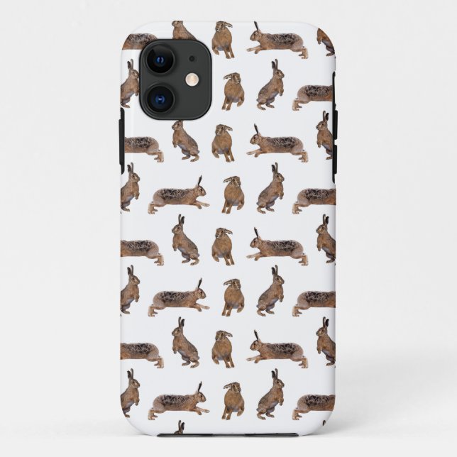 Hare Frenzy iPhone 5 Case (Choose colour) (Back)