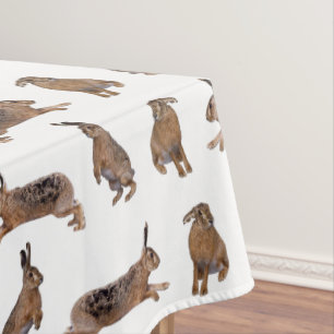 Hare Frenzy Tablecloth (choose colour)
