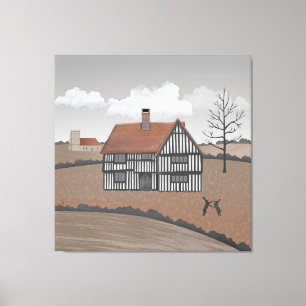 Hare House Canvas Print