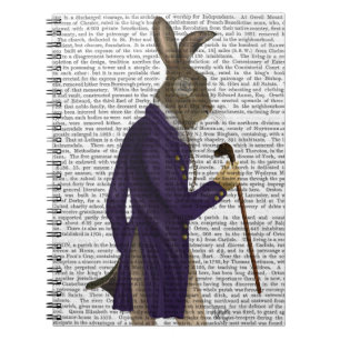 Hare In Purple Coat Notebook