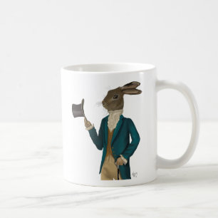 Hare In Turquoise Coat 2 Coffee Mug