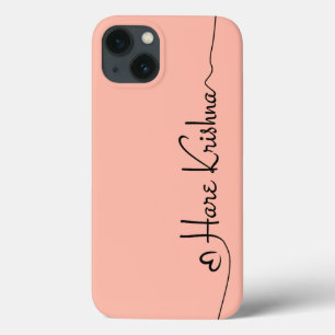 Hare Krishna art typography iPhone / iPad case