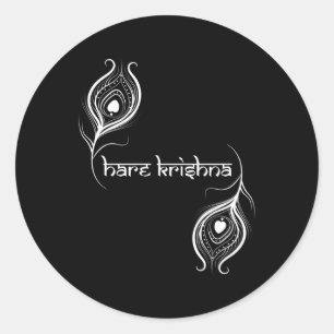 Hare Krishna Krishna Classic Round Sticker