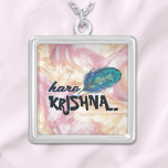 "Hare Krishna" Peacock Feather Hindu Silver Plated Necklace<br><div class="desc">Introducing the "Hare Krishna" Peacock Feather Hindu Silver Plated Necklace, a graceful expression of faith and style. This exquisite necklace features a delicate pendant adorned with a peacock feather design, symbolizing Lord Krishna's divine presence. Crafted from high-quality silver-plated material, it radiates elegance and spiritual significance, making it a perfect accessory...</div>
