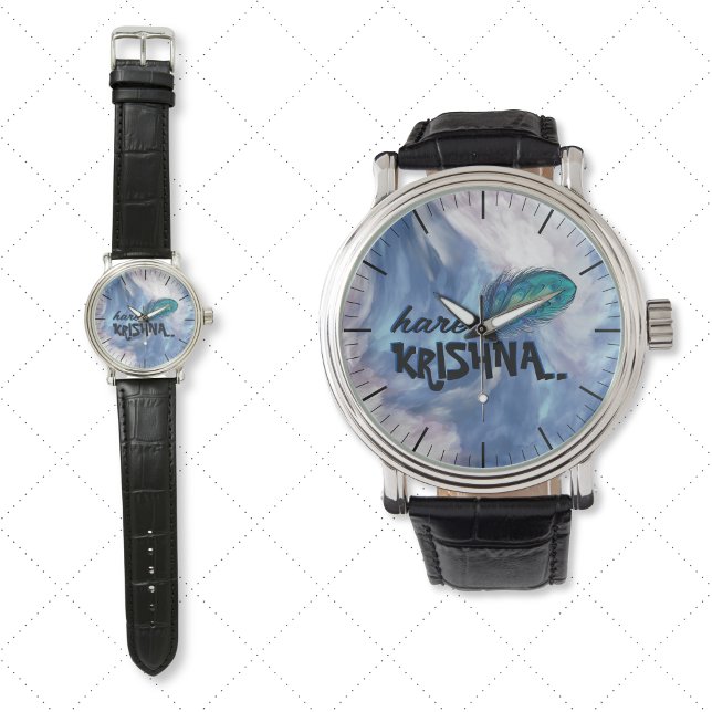 "Hare Krishna" Peacock Feather Hindu Watch (Creator Uploaded)