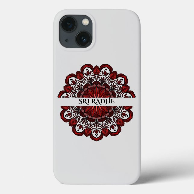 Hare Krishna - Sri Radhe - Radha Krishna flowers Case-Mate iPhone Case (Back)