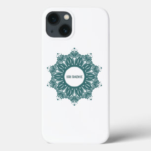 Hare Krishna - Sri Radhe - Radha Krishna mandala iPhone 13 Case