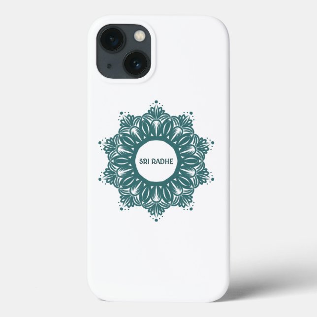 Hare Krishna - Sri Radhe - Radha Krishna mandala Case-Mate iPhone Case (Back)