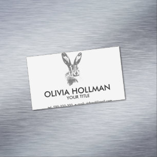 Hare Magnetic Business Card