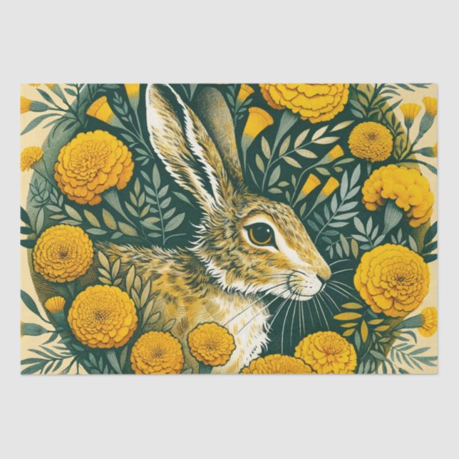 Hare Marigold                                      Tissue Paper (Front)