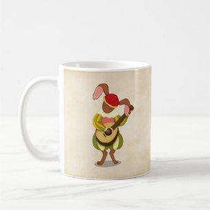 Hare with Lute & Six Rhythmic Modes Medieval Modes Coffee Mug