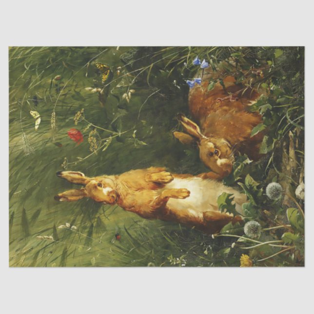 Hares Tissue Paper (Front)