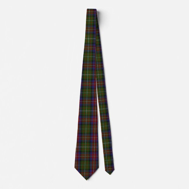 Hargis Clan Tartan Plaid Neck Tie (Front)