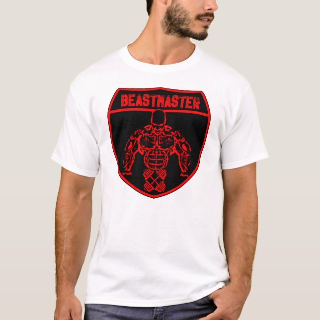 Hargis Muscle Beastmaster Dark Shield T-Shirt (Front)
