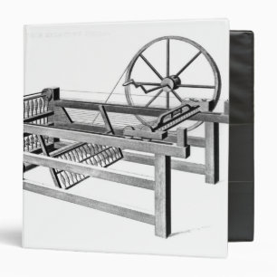Hargreaves's Spinning Jenny, engraved by Binder