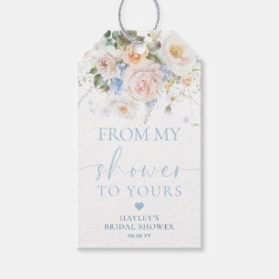 Hargrove Blue Floral From My Shower To Yours Soap Gift Tags